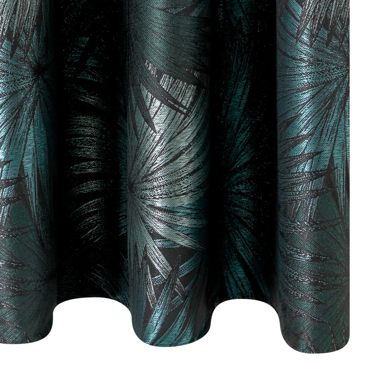 New Rideau BUTIA coloris vert émeraude 140 x 260 cm - 4MURS Rideaux