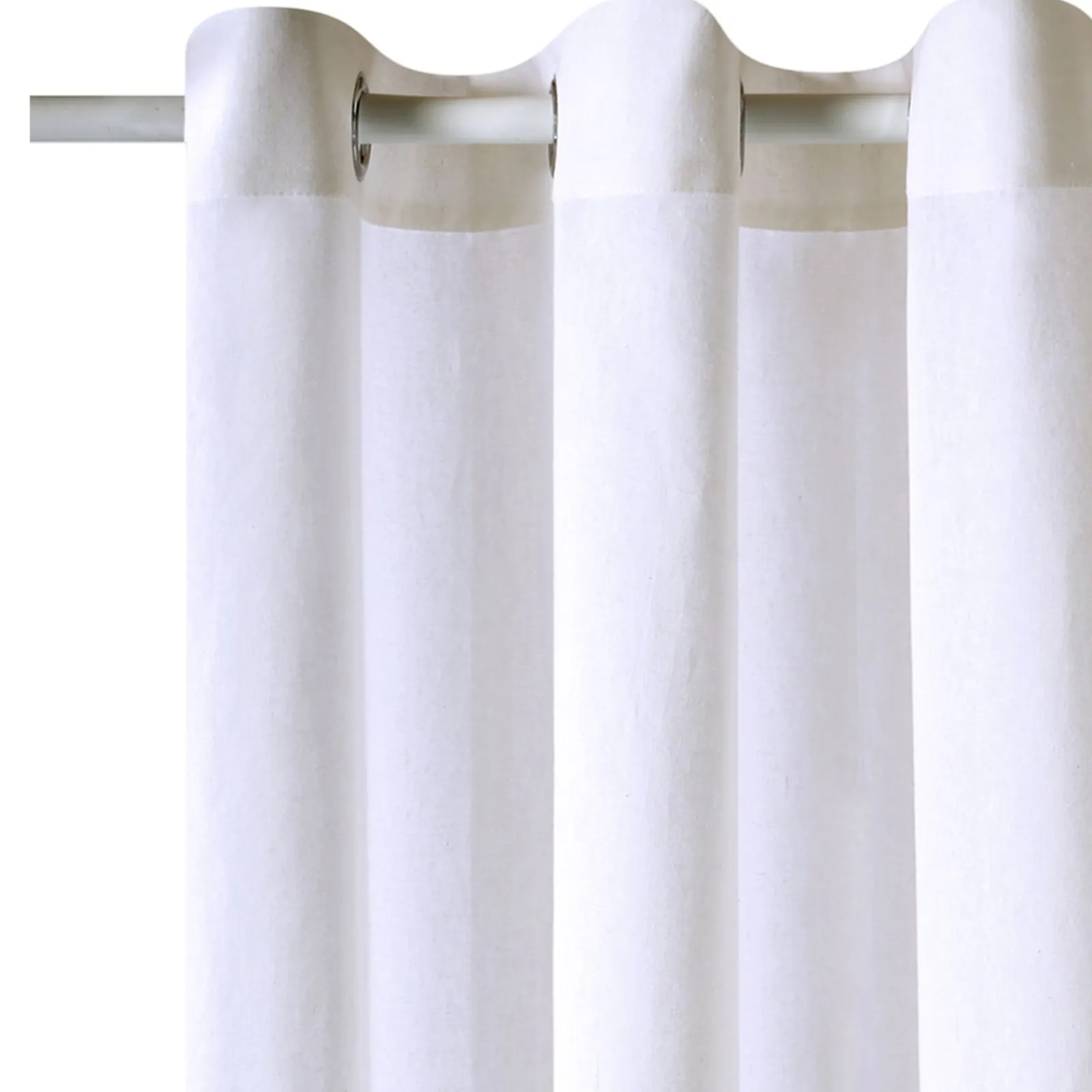 Online Rideau CALADE coloris blanc 135 x 240 cm - 4MURS Rideaux