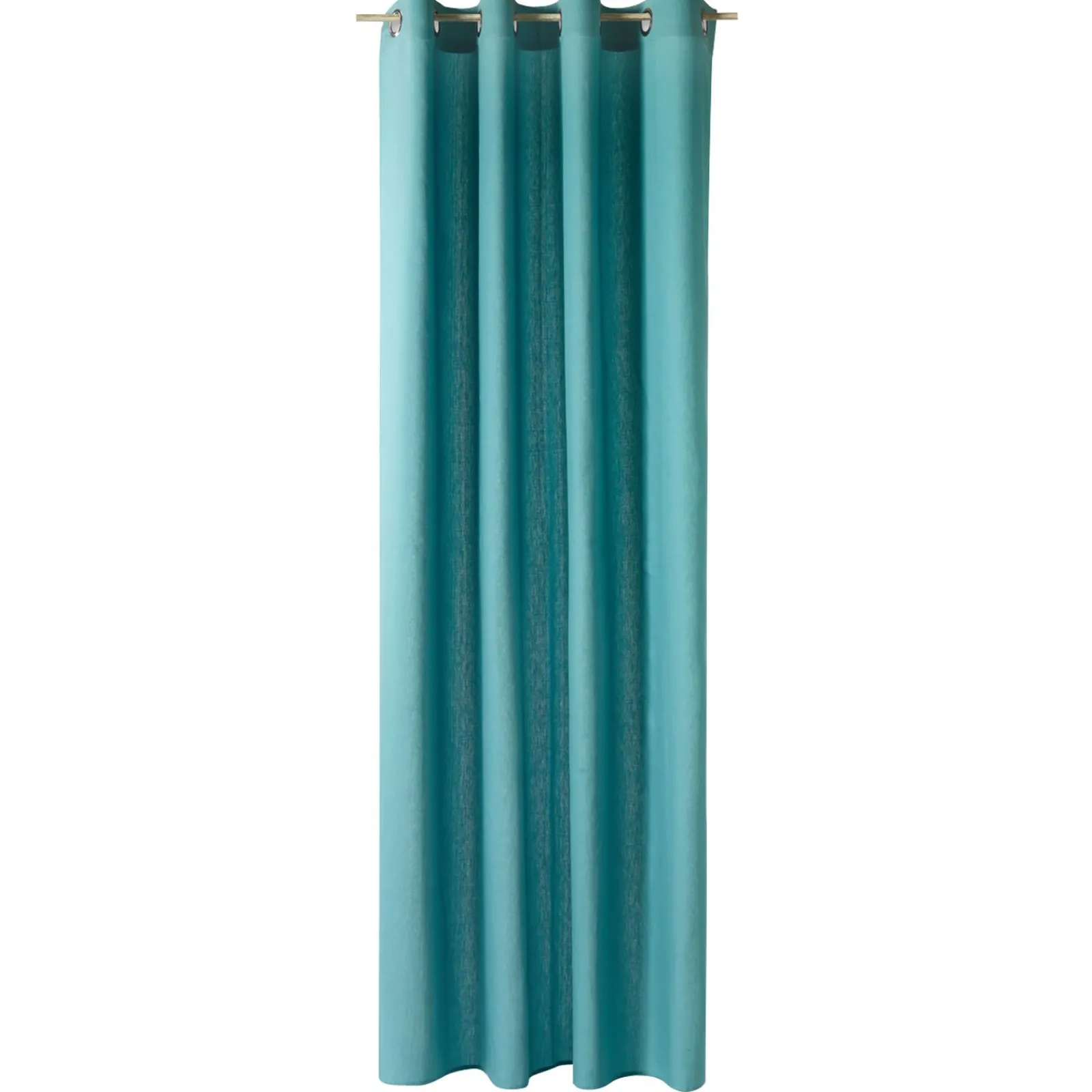 Fashion Rideau COTOON coloris bleu lagon 140 x 240 cm - 4MURS Rideaux