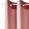 Discount Rideau COTOON coloris rose tendre 140 x 240 cm - 4MURS Rideaux