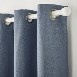 Clearance Rideau ENEE coloris bleu acier 140 x 260 cm - 4MURS Rideaux