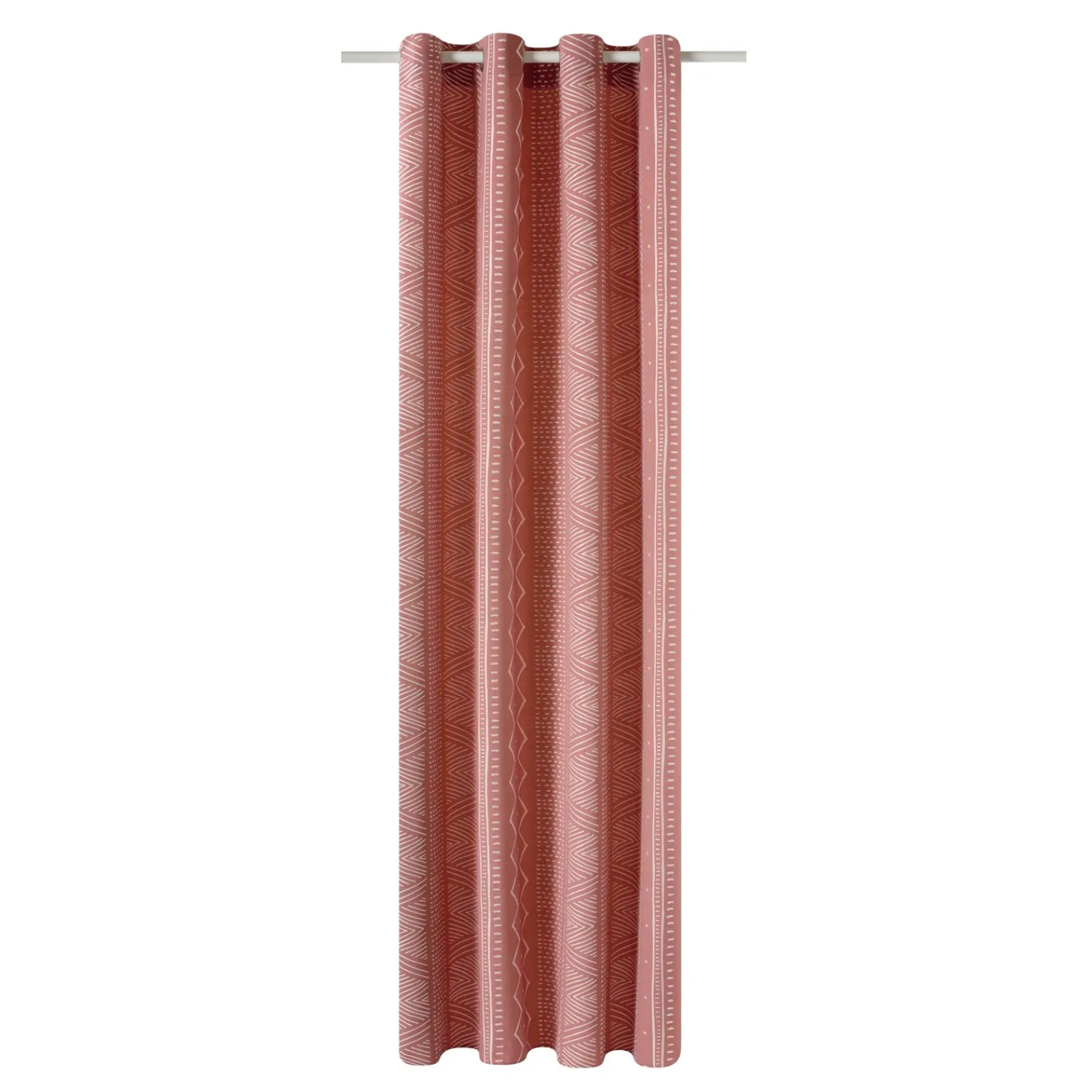 Fashion Rideau ESSAOUIRA coloris terracotta 140 x 260 cm - 4MURS Rideaux