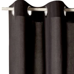 Hot Rideau ESSENTIAL coloris noir 140 x 240 cm - 4MURS Rideaux