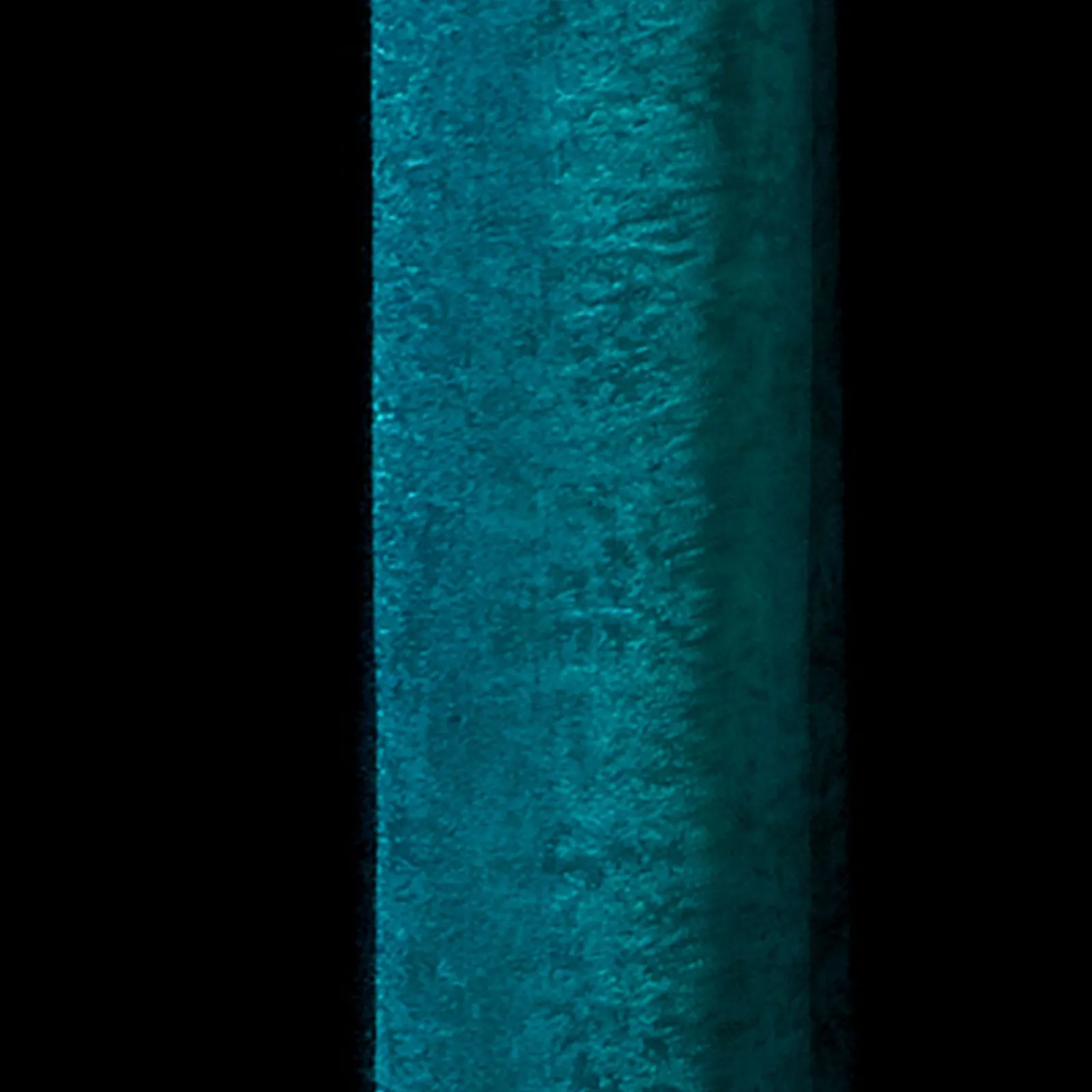 Outlet Rideau GRAZIA coloris bleu paon 140 x 240 cm - 4MURS Rideaux