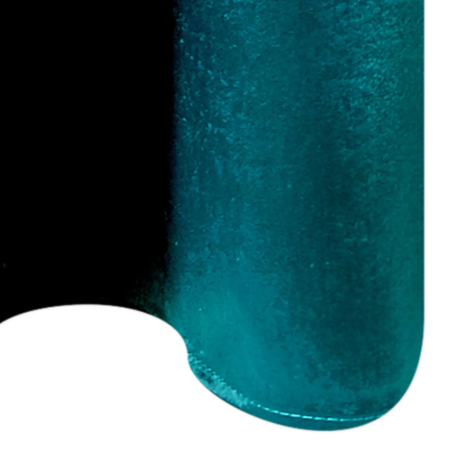 Outlet Rideau GRAZIA coloris bleu paon 140 x 240 cm - 4MURS Rideaux