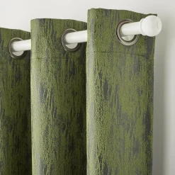 Clearance Rideau ILAN coloris vert bronze 140 x 260 cm - 4MURS Rideaux