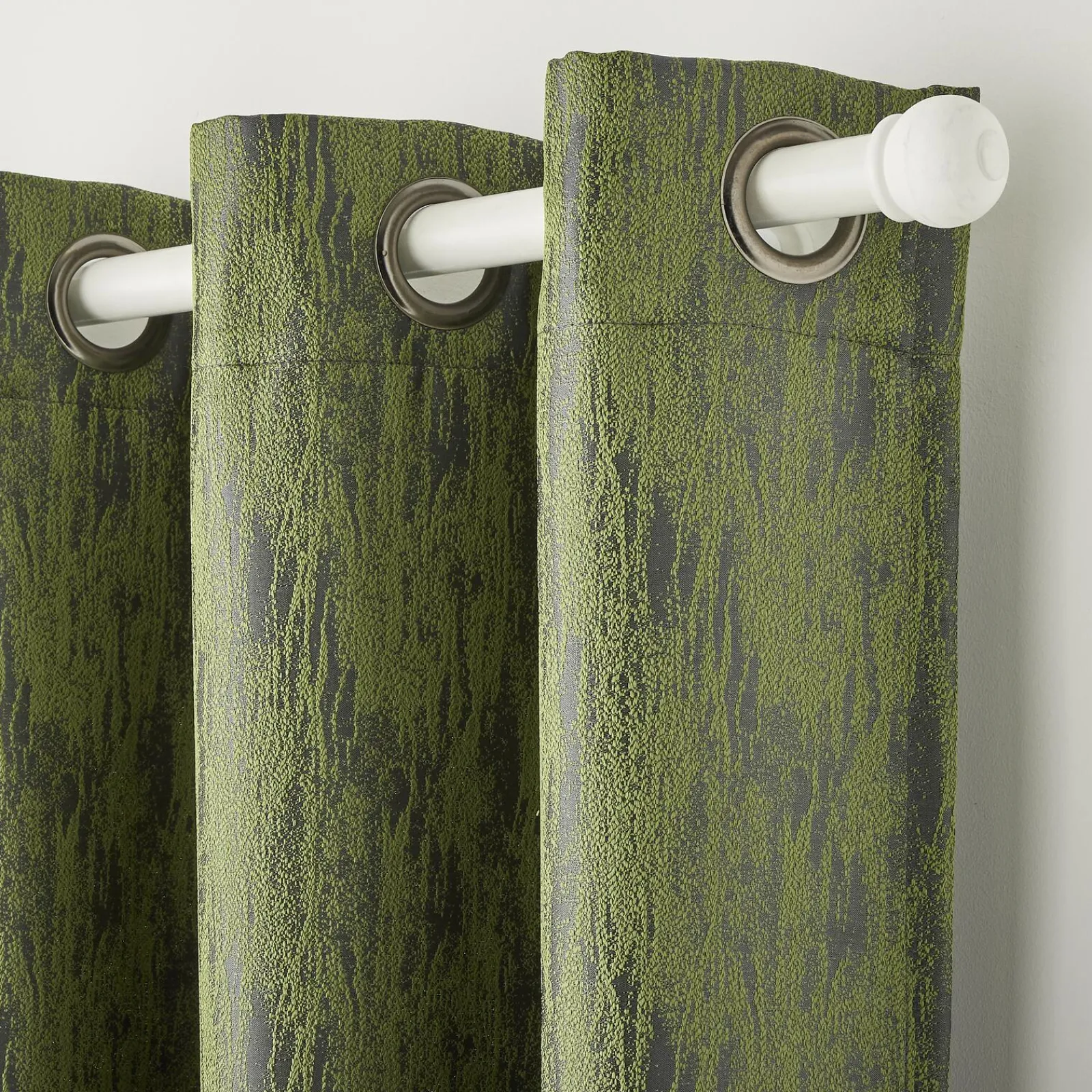Clearance Rideau ILAN coloris vert bronze 140 x 260 cm - 4MURS Rideaux