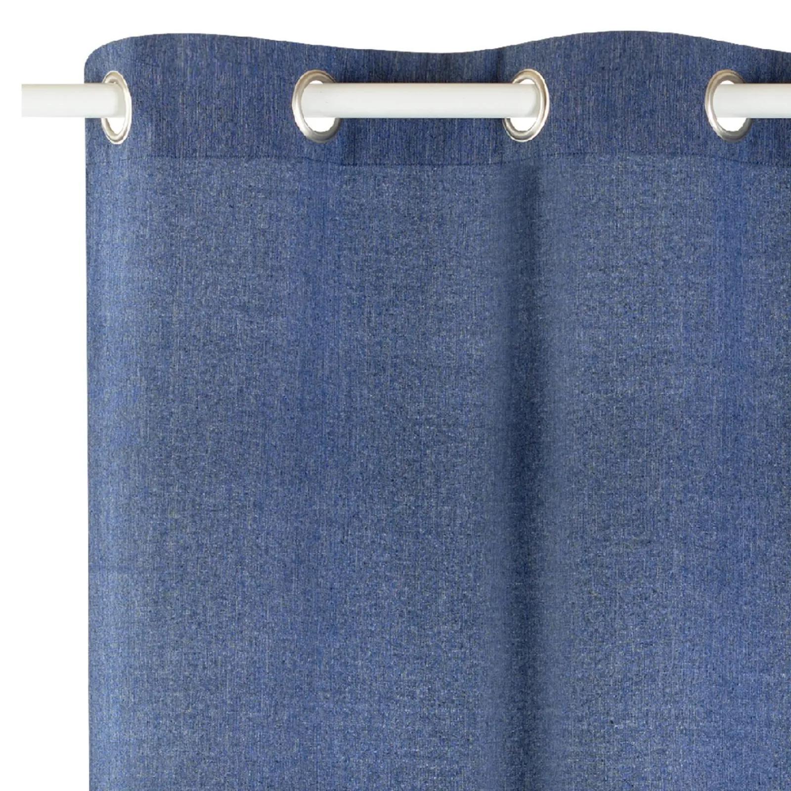Fashion Rideau JIMMY coloris bleu jean 140 x 260 cm - 4MURS Rideaux