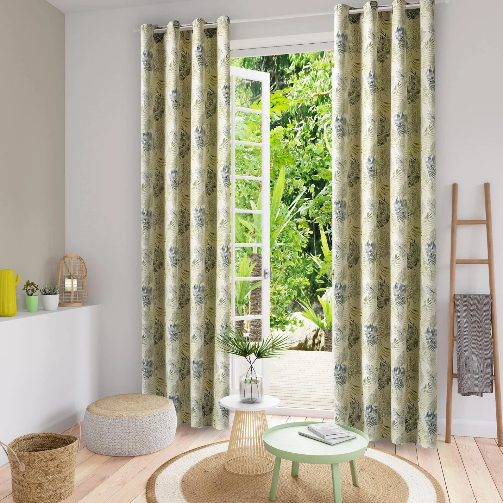 Best Rideau JOAO coloris vert 140 x 250 cm - 4MURS Rideaux