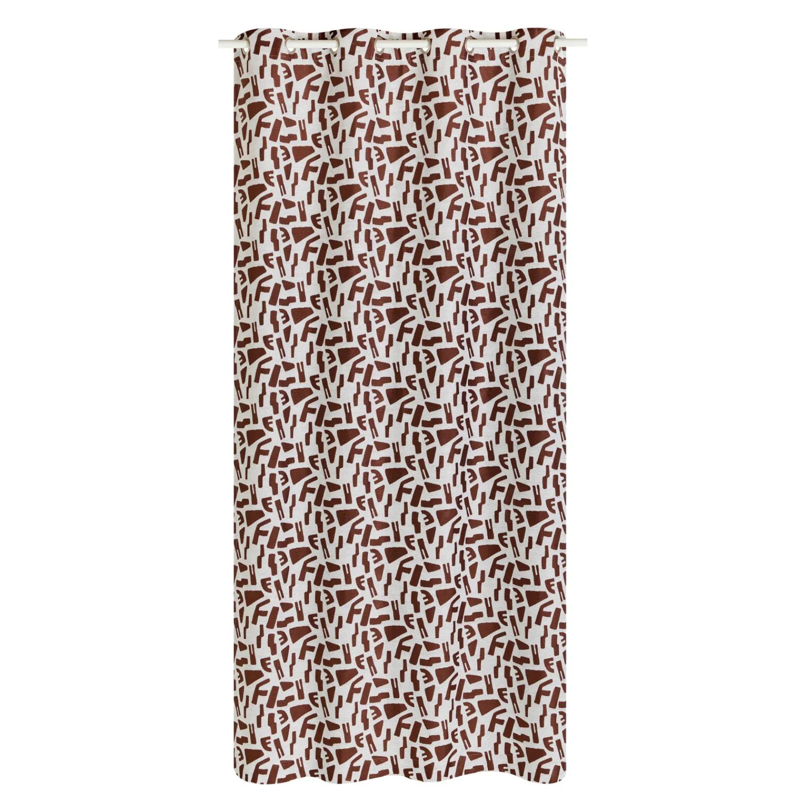 New Rideau KANTO coloris brun 140 x 260 cm - 4MURS Rideaux