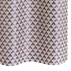 New Rideau KAPRIA coloris bleu nuit 140 x 260 cm - 4MURS Rideaux
