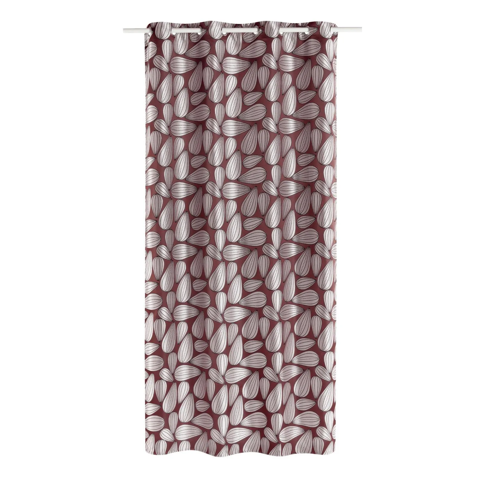 Online Rideau KOPEE coloris marsala 140 x 260 cm - 4MURS Rideaux