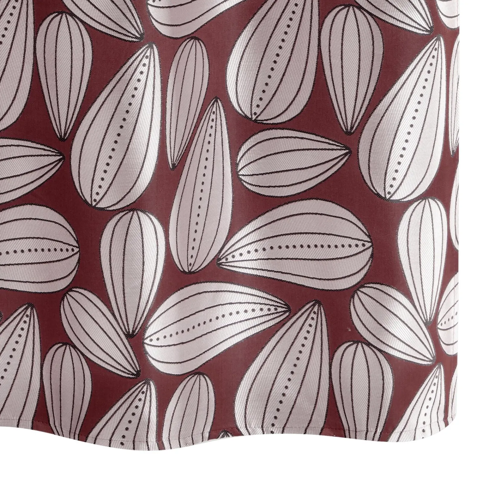 Online Rideau KOPEE coloris marsala 140 x 260 cm - 4MURS Rideaux