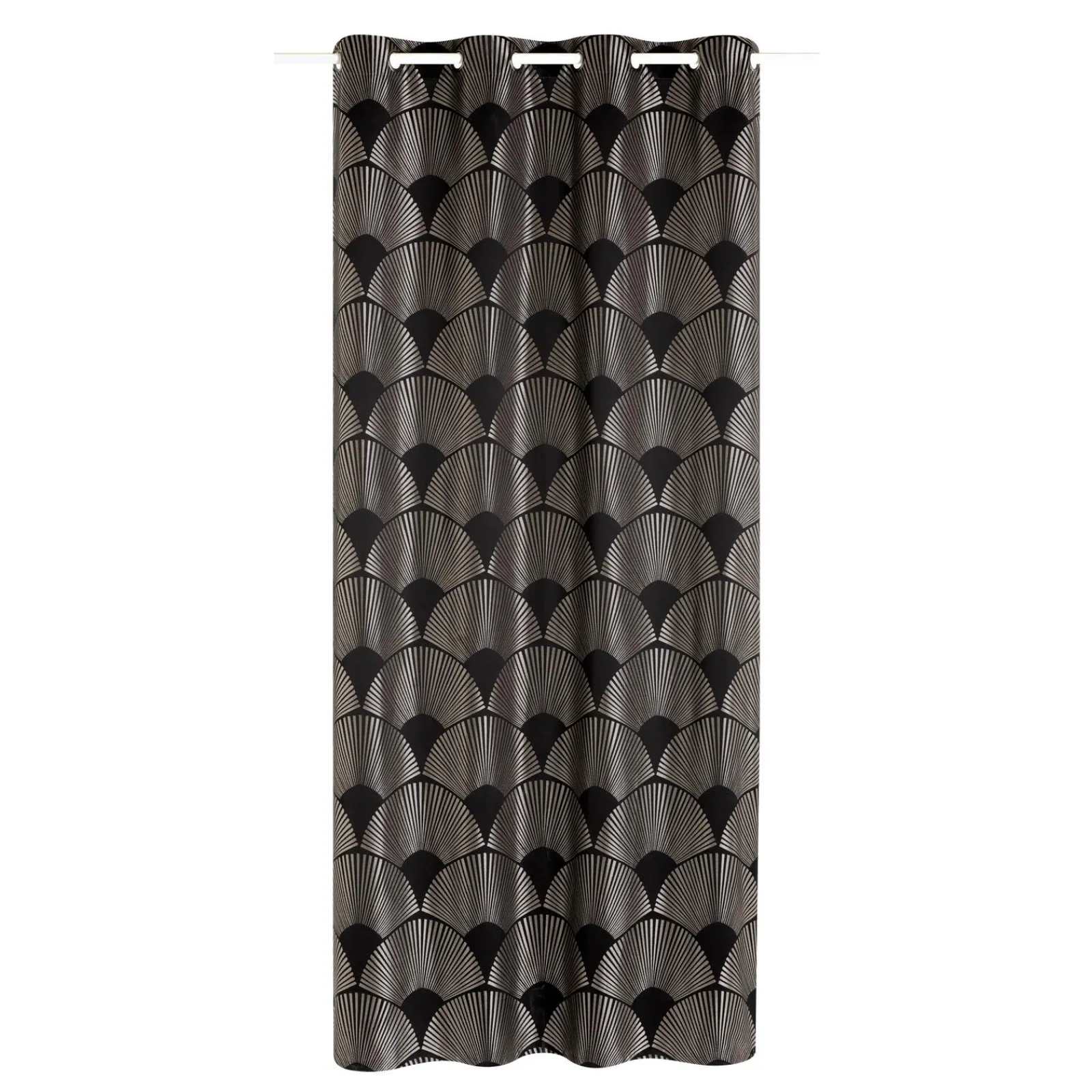 Sale Rideau LALIK coloris noir 140 x 260 cm - 4MURS Rideaux