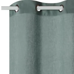 New Rideau Lin LINNEO coloris kaki 140 x 280 cm - 4MURS Rideaux