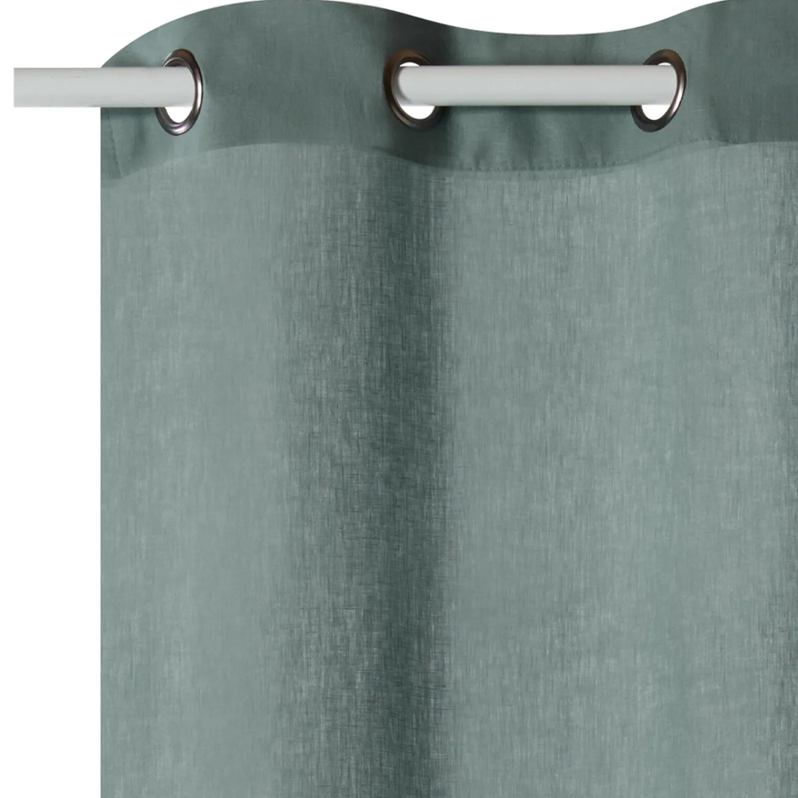 New Rideau Lin LINNEO coloris kaki 140 x 280 cm - 4MURS Rideaux