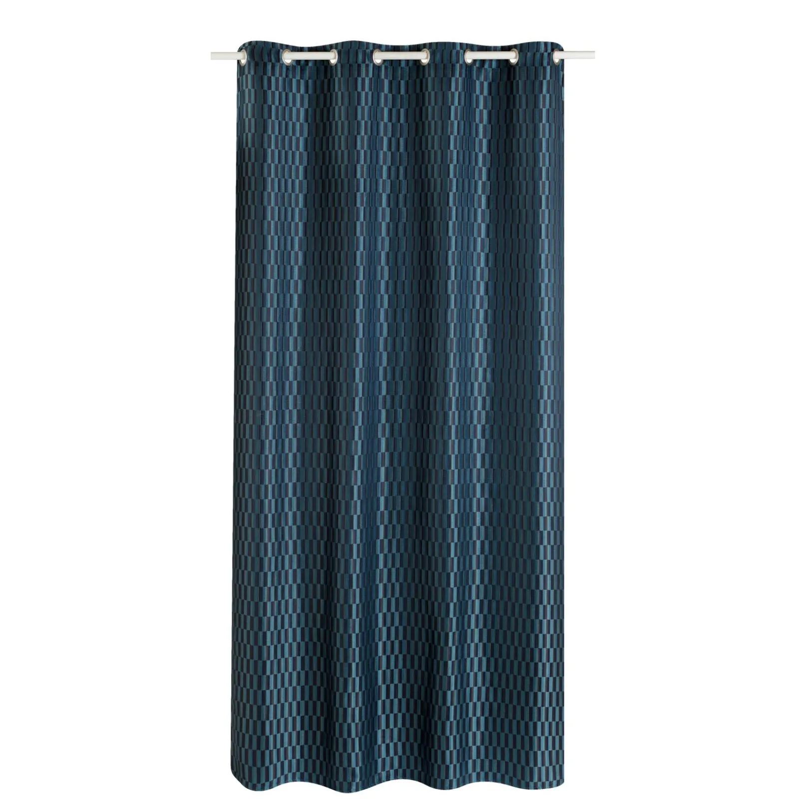 Fashion Rideau LORD coloris bleu oxyde 140 x 260 cm - 4MURS Rideaux