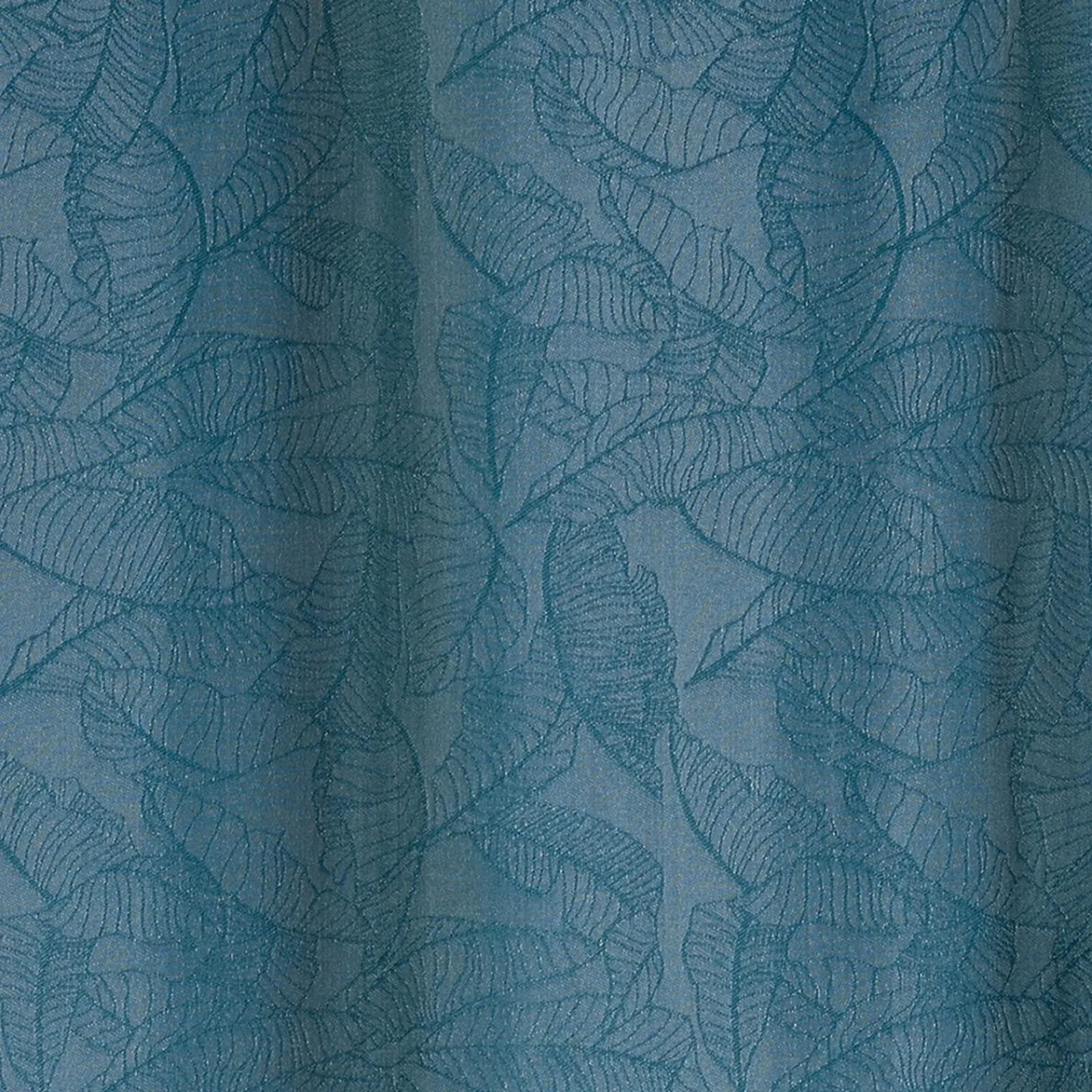 Clearance Rideau MACAPA coloris bleu jean 140 x 260 cm - 4MURS Rideaux