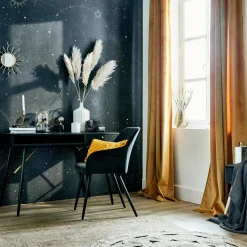 New Rideau NEGRESCO coloris ocre 140 x 260 cm - 4MURS Rideaux