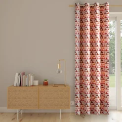Online Rideau NILS coloris rose vintage 140 x 250 cm - 4MURS Rideaux