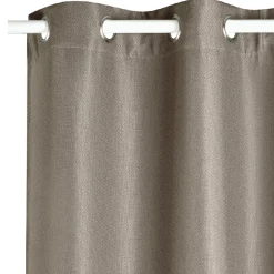 Discount Rideau occultant HUGO coloris taupe 140 x 260 cm - 4MURS Rideaux