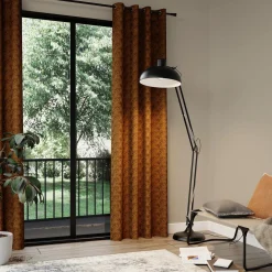 New Rideau OSSIDO coloris camel 140 x 260 cm - 4MURS Rideaux