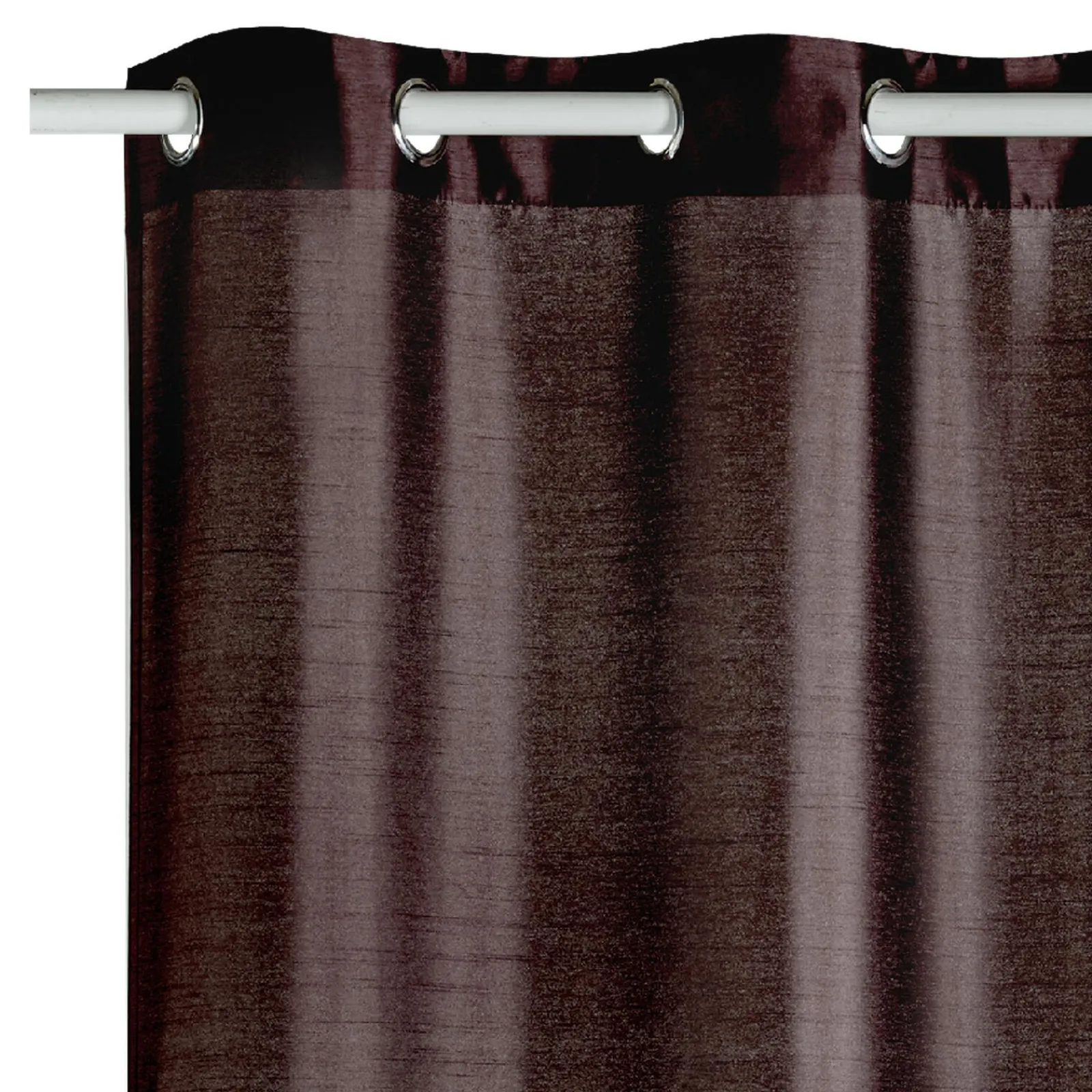 New Rideau PEGAZE coloris marron 140 x 260 cm - 4MURS Rideaux