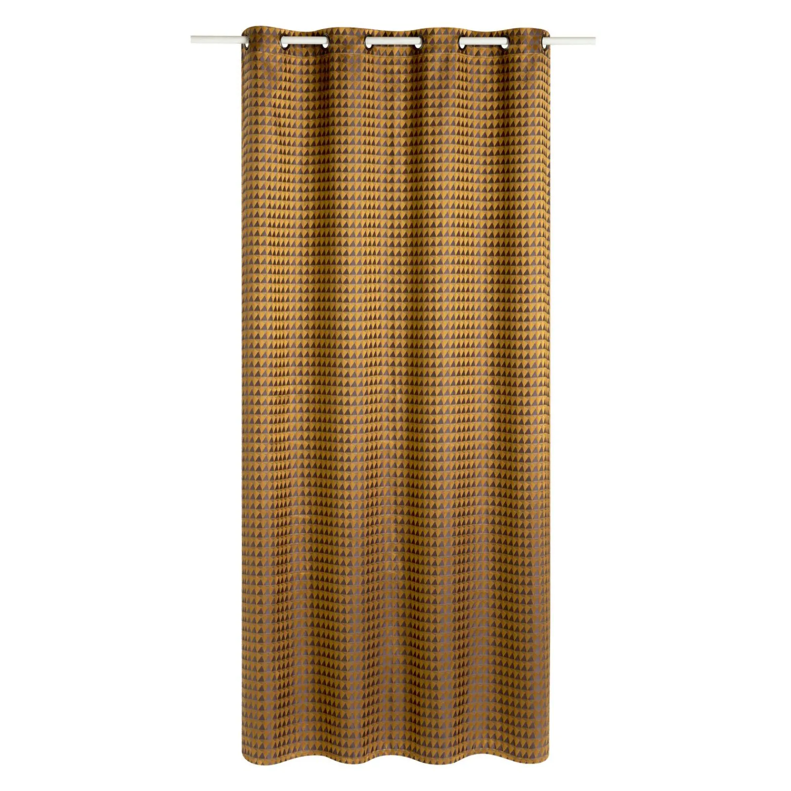 Outlet Rideau PYRAMID coloris ocre 140 x 260 cm - 4MURS Rideaux