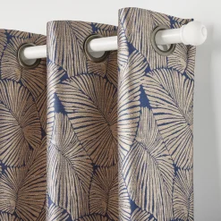 Fashion Rideau SERRA coloris bleu nuit 140 x 260 cm - 4MURS Rideaux