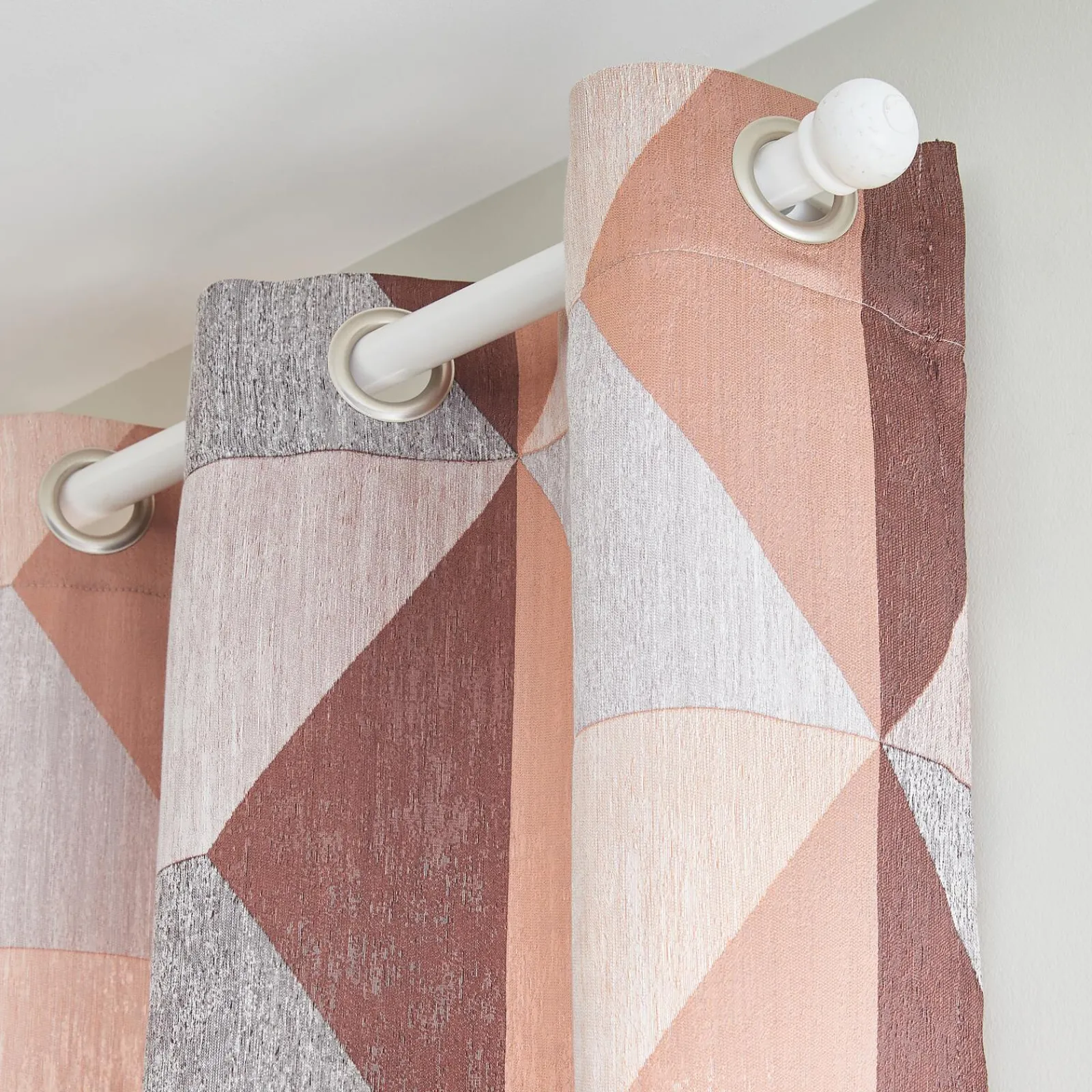 New Rideau STHAL coloris rose des sables 140 x 260 cm - 4MURS Rideaux