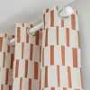 New Rideau STRUCTURA coloris cognac 140 x 260 cm - 4MURS Rideaux