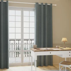 Hot Rideau thermique ANDREA coloris gris perle 140 x 260 cm - 4MURS Rideaux