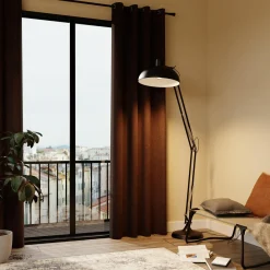 Best Rideau thermique ANDREA coloris brun 140 x 260 cm - 4MURS Rideaux