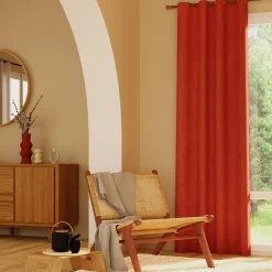 Sale Rideau thermique ANDREA coloris terracotta 140 x 260 cm - 4MURS Rideaux