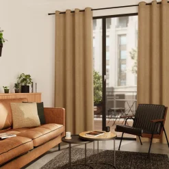 Discount Rideau thermique BOSTON coloris taupe 140 x 250 cm - 4MURS Rideaux
