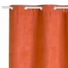 Discount Rideau thermique STRADA coloris poterie 140 x 240 cm - 4MURS Rideaux