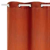 Outlet Rideau TRICTRAC coloris rouille 140 x 260 cm - 4MURS Rideaux