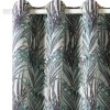 Clearance Rideau TROPICO coloris bleu nattier 135 x 250 cm - 4MURS Rideaux