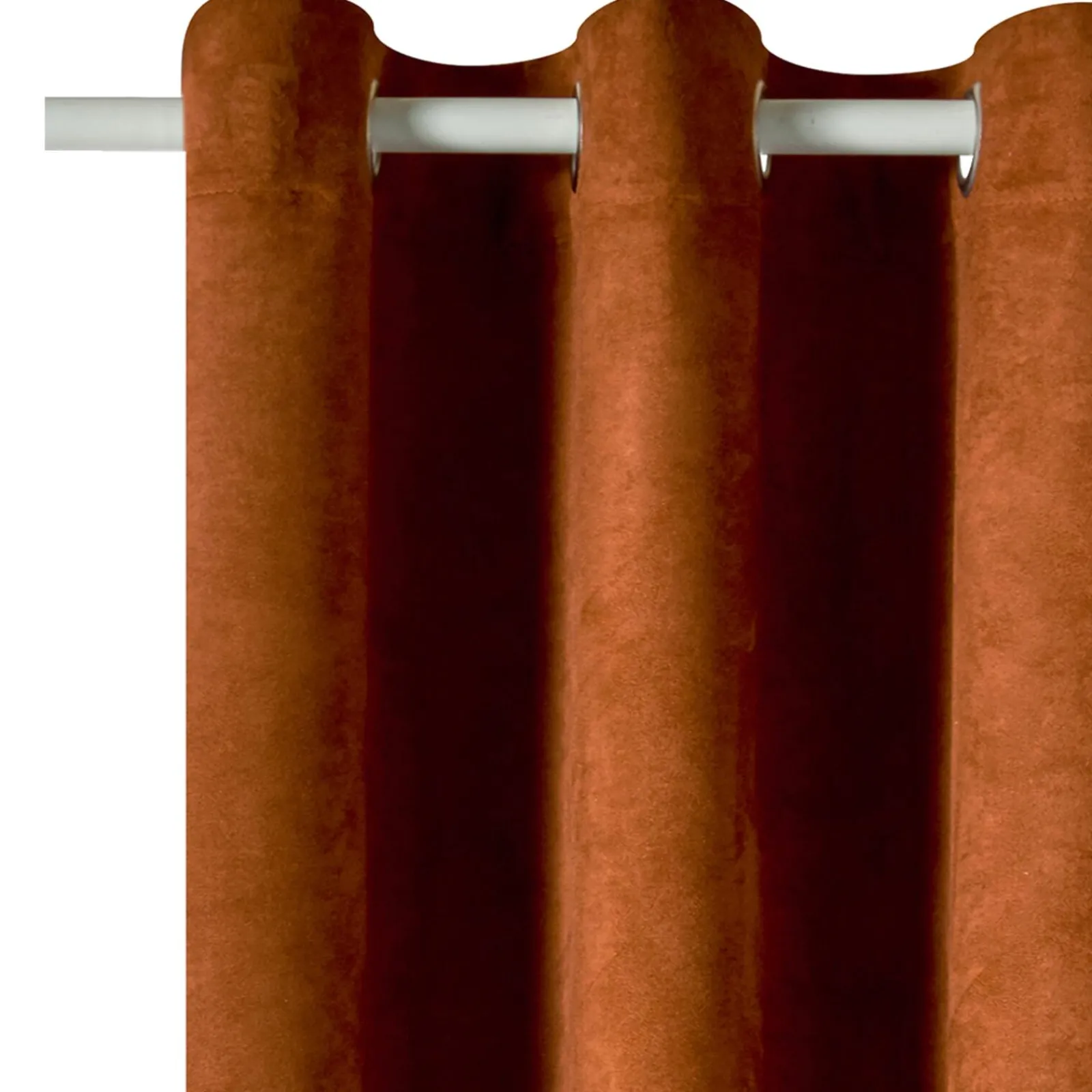 Clearance Rideau VELVET coloris tabac 140 x 260 cm - 4MURS Rideaux