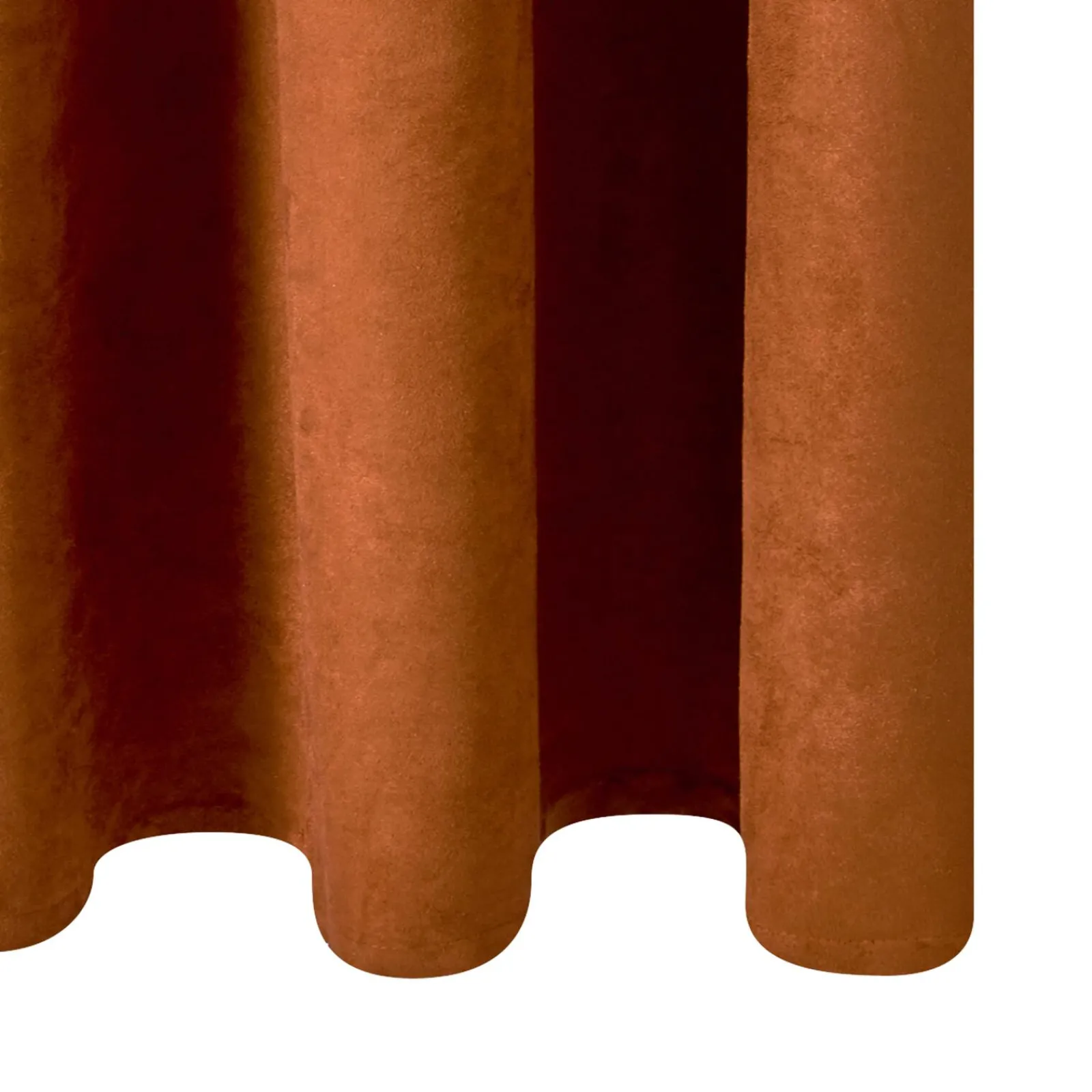 Clearance Rideau VELVET coloris tabac 140 x 260 cm - 4MURS Rideaux
