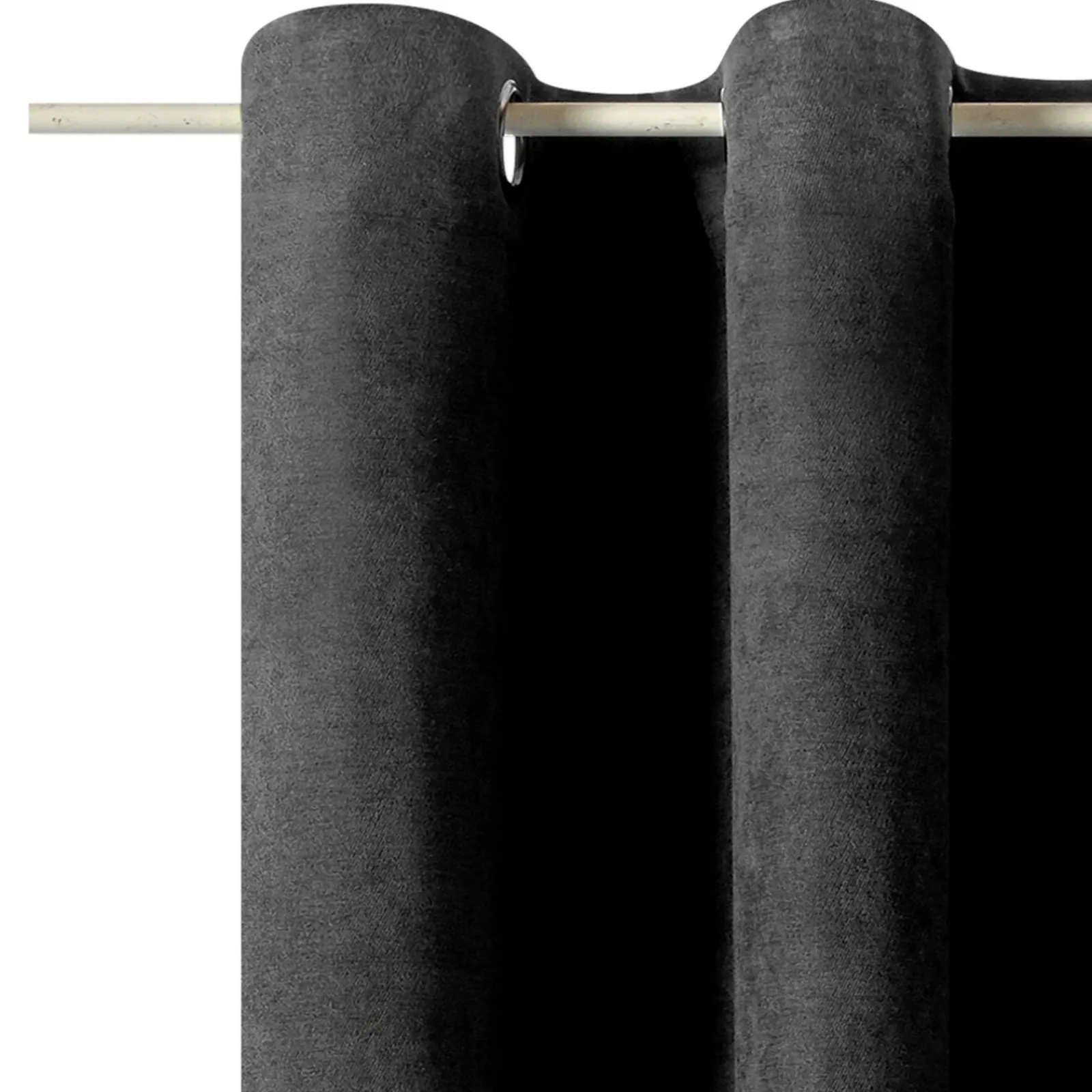 Discount Rideau WALL STREET coloris anthracite 145 x 260 cm - 4MURS Rideaux