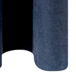 Online Rideau WALL STREET coloris bleu nuit 145 x 260 cm - 4MURS Rideaux