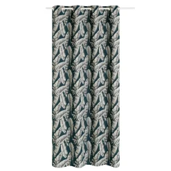 Fashion Rideau YAHO coloris bleu paon 140 x 260 cm - 4MURS Rideaux