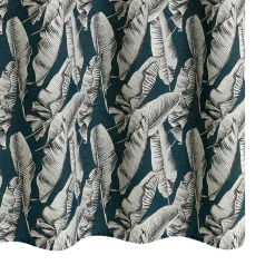 Fashion Rideau YAHO coloris bleu paon 140 x 260 cm - 4MURS Rideaux
