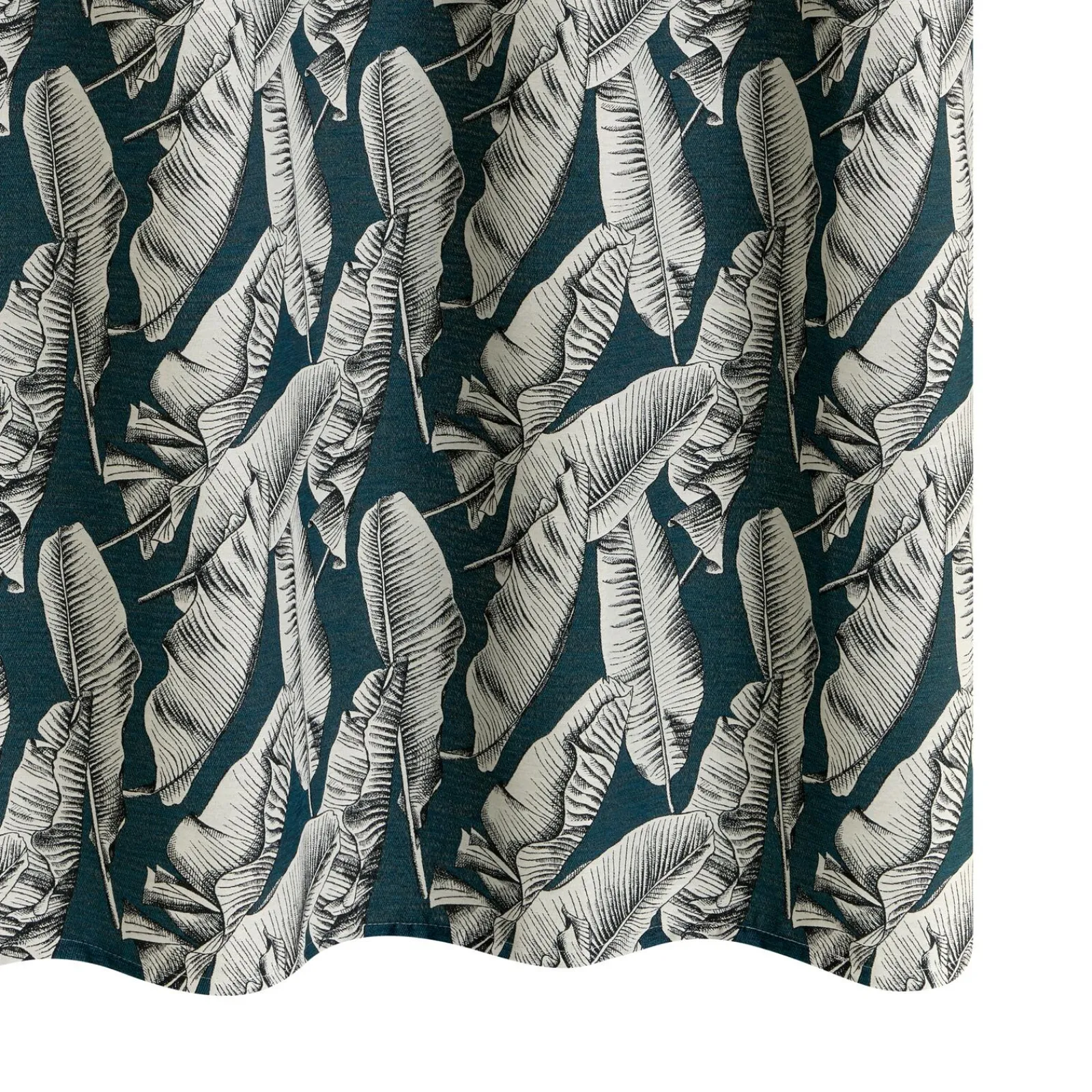 Fashion Rideau YAHO coloris bleu paon 140 x 260 cm - 4MURS Rideaux