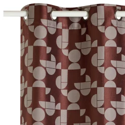 Discount Rideau YURK coloris chocolat 140 x 260 cm - 4MURS Rideaux