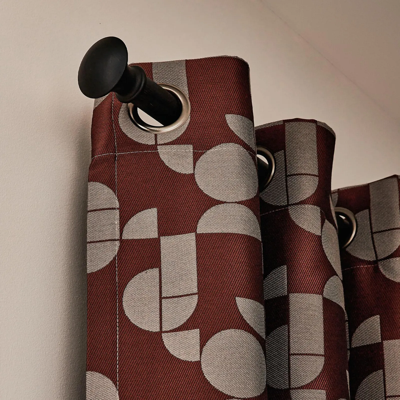 Discount Rideau YURK coloris chocolat 140 x 260 cm - 4MURS Rideaux