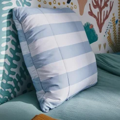Discount Sac de couchage KALAHARI coloris blanc / bleu 75 x 170 cm - 4MURS Enfant Textile De Maison Enfant|Linge De Maison