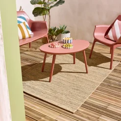 Sale Salon de jardin ZION coloris terracotta - 4MURS Mobilier De Jardin