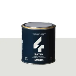 Outlet Peinture Finition Peinture reflet grisé Satiné 0,5 L - 4MURS Peintures
